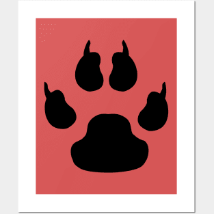 Paw design Posters and Art